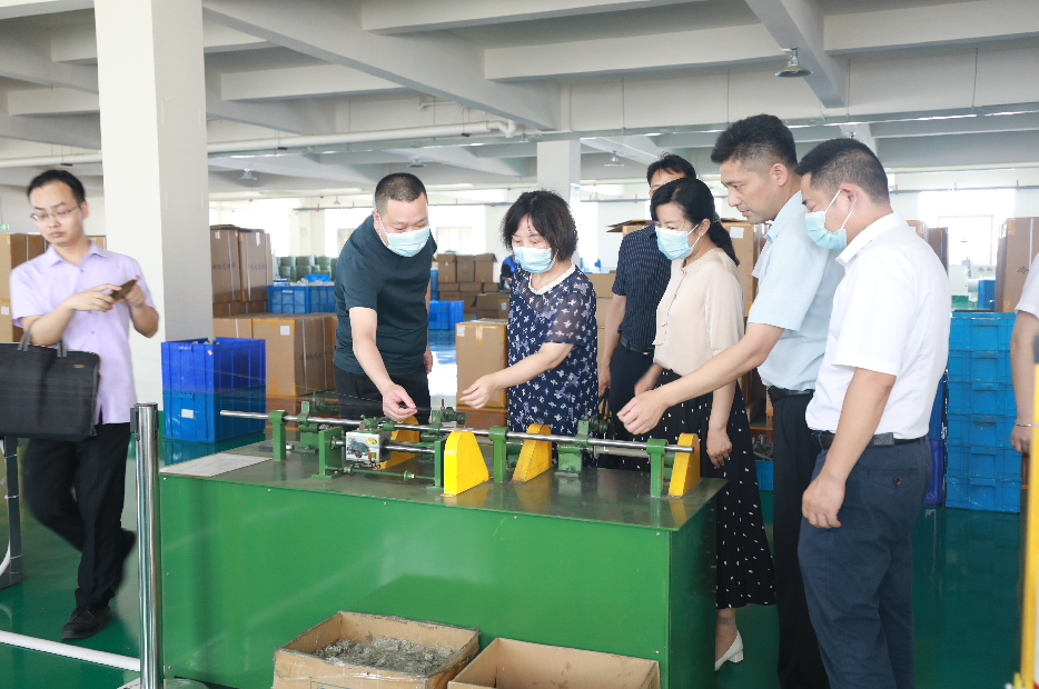 廣水市政協(xié)領(lǐng)導張慧玲、楊華到德樂(lè )電力調研考察